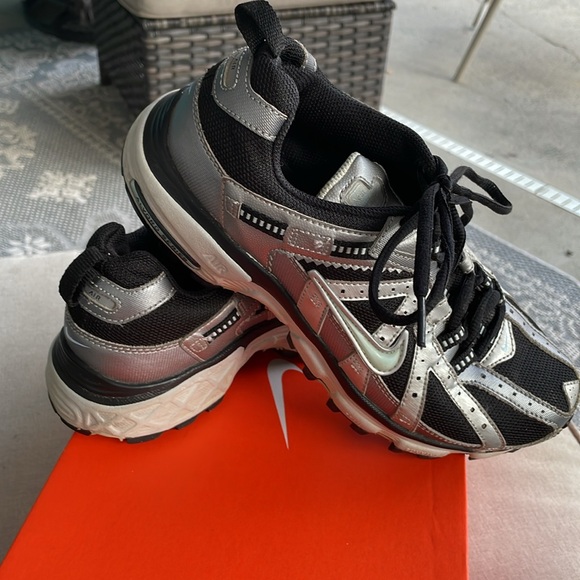 Nike Alvord  Series Black Silver Teal Track Running Sneakers Tennis Shoes 8.5 - Picture 5 of 13